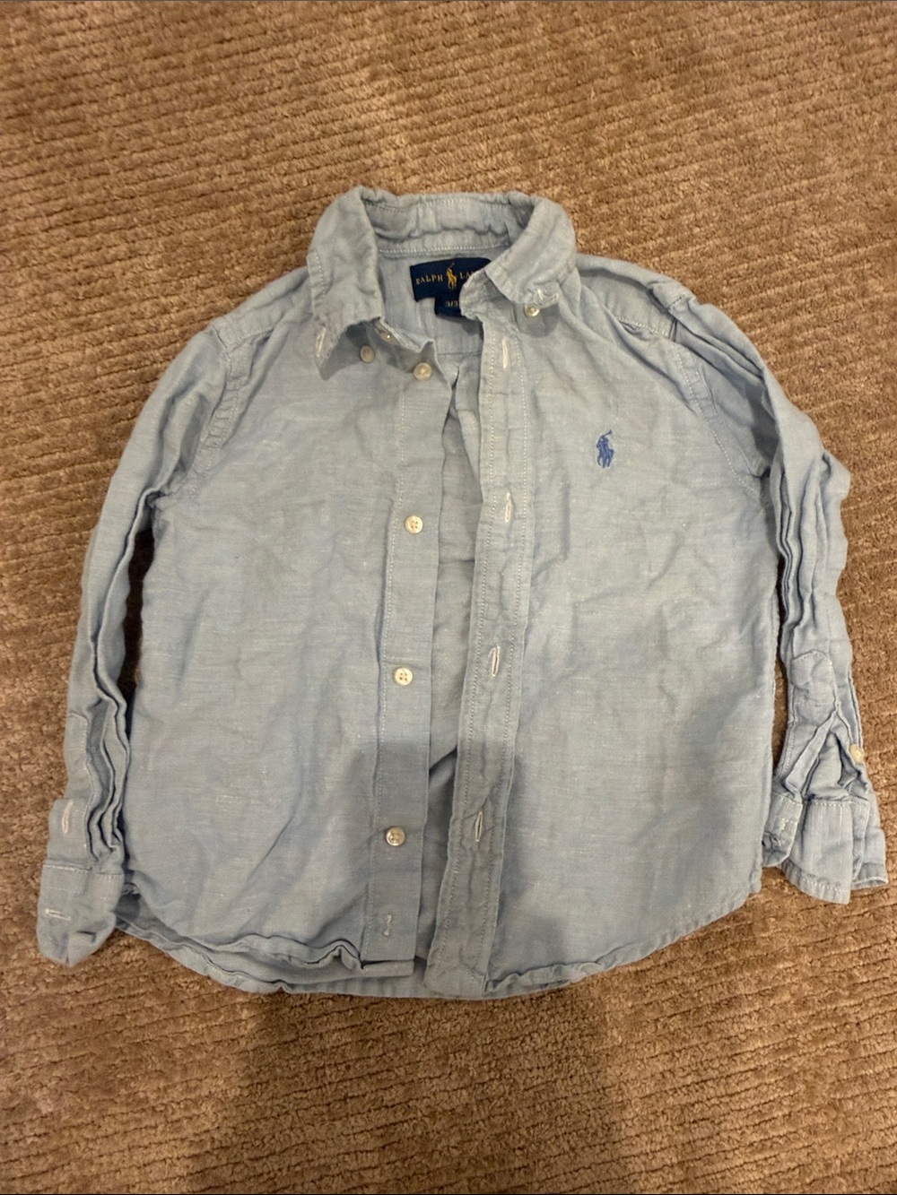 Ralph Lauren Pale Blue Button-Down Oxford Shirt - Men